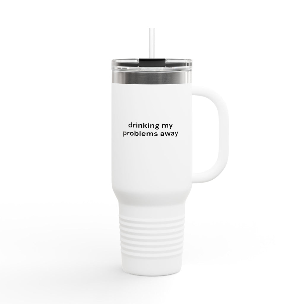 Insulated Travel Mug, 40oz - Stainless Steel