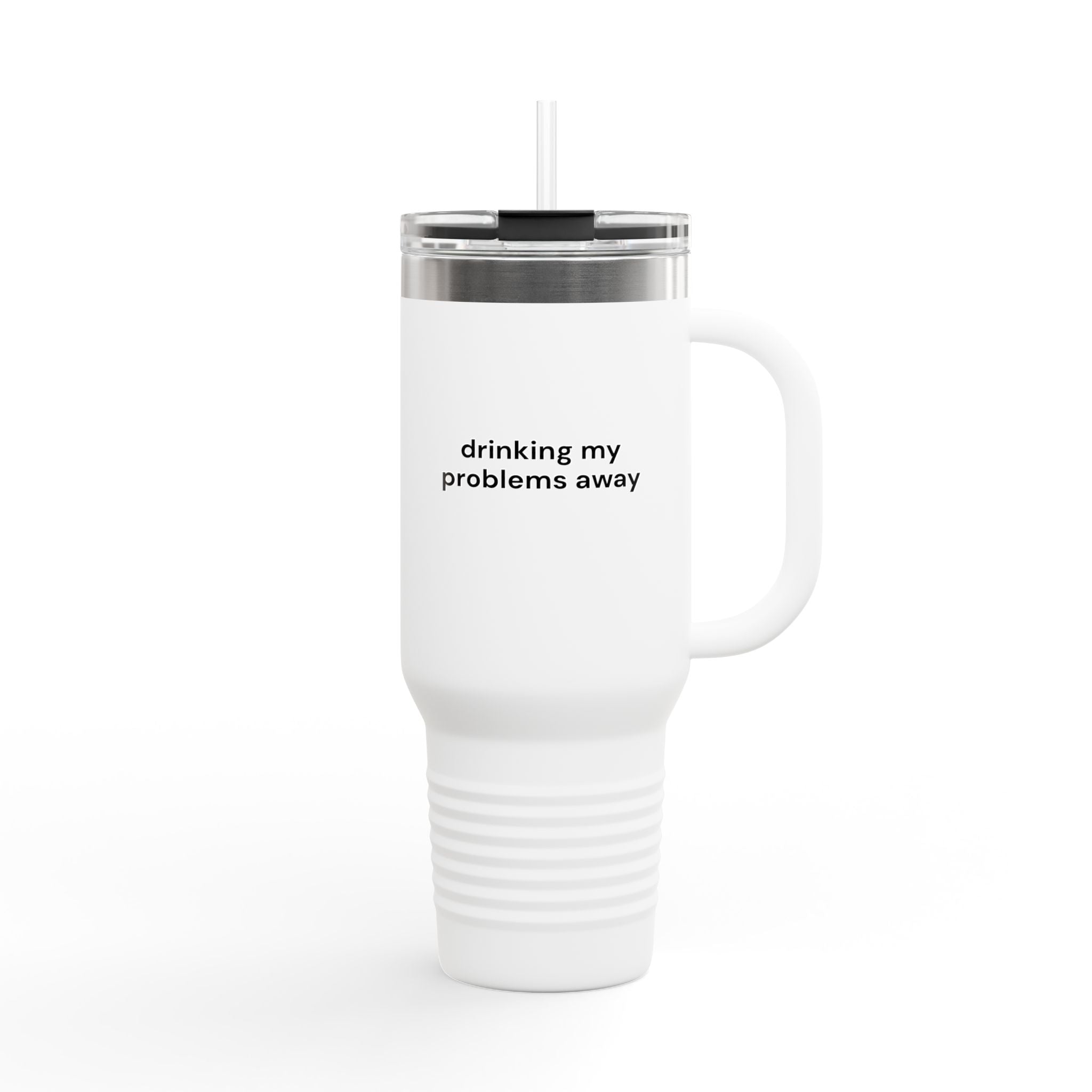 Insulated Travel Mug, 40oz - Stainless Steel