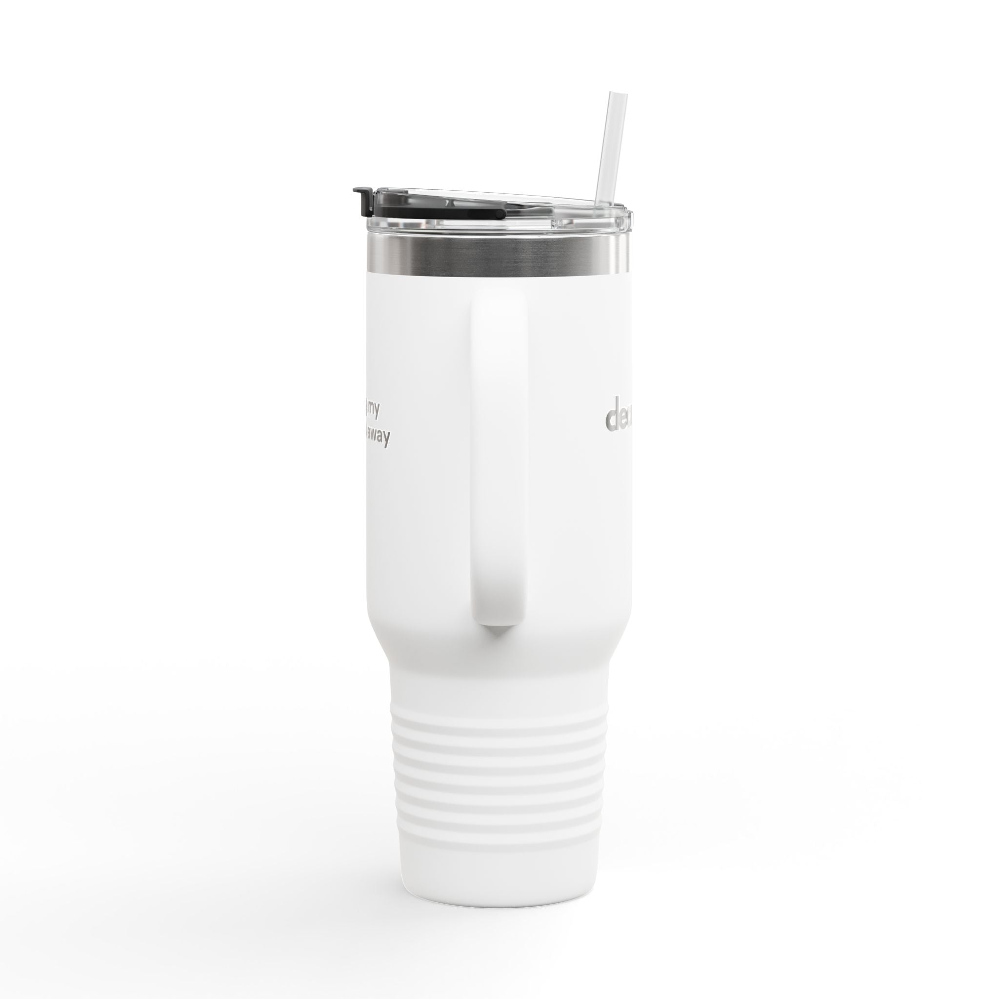 Insulated Travel Mug, 40oz - Stainless Steel